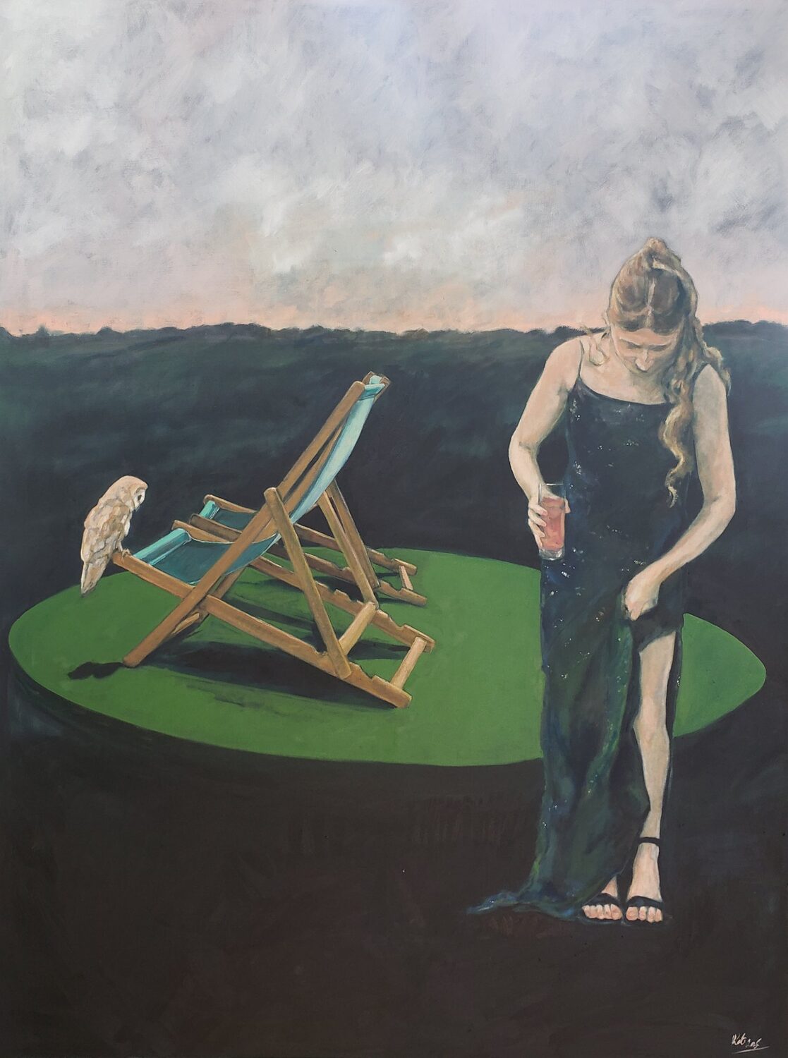 Dawn, Oil on canvas, 120 × 100 cm, 2025