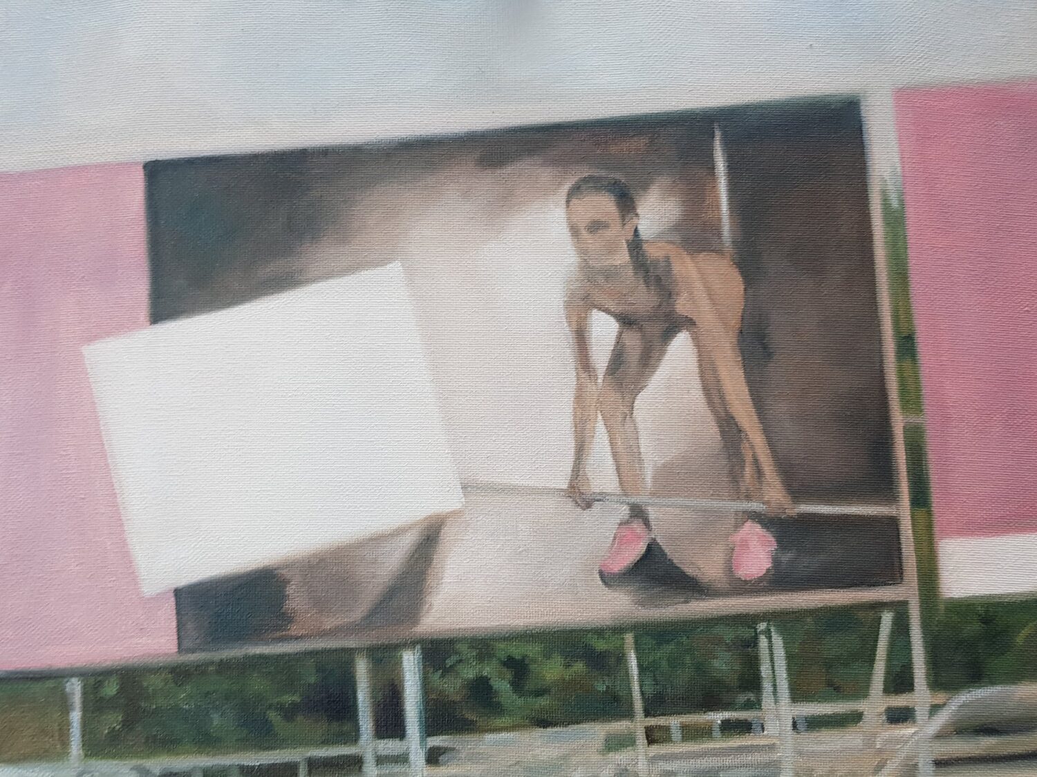 Soliloquy, Oil on canvas, 40 × 30 cm, 2019